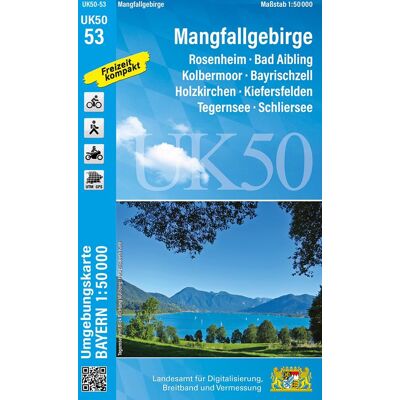 UK50-53 Mangfallgebirge: Rosenheim, Bad Aibling, Kolbermoor, Bayrischzell, Holzkirchen, Kiefersfelden, Tegernsee, Schliersee (UK50 Umgebungskarte ... Karte Freizeitkarte Wanderkarte) - Preis vom 21.06.2026 05:42:24 h UK50-53 Mangfallgebirge: Rosenheim, Bad Aibling, Kolbermoor, Bayrischzell, Holzkirchen, Kiefersfelden, Tegernsee, Schliersee (UK50 Umgebungskarte ... Karte Freizeitkarte Wanderkarte) - Preis vom 21.06.2026 05:42:24 h