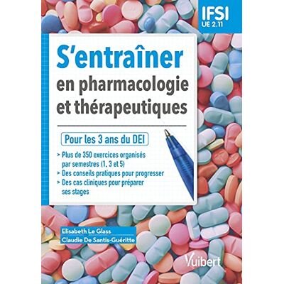Elisabeth Le Glass - S'entraîner en pharmacologie et thérapeutiques : pour les 3 ans du DEI : IFSI, UE 2.11 - Preis vom 19.06.2026 05:29:47 h Elisabeth Le Glass - S'entraîner en pharmacologie et thérapeutiques : pour les 3 ans du DEI : IFSI, UE 2.11 - Preis vom 19.06.2026 05:29:47 h