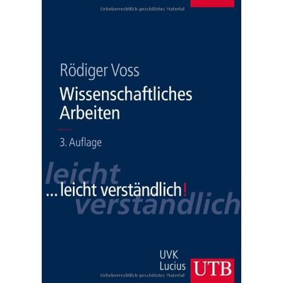 Voss Wissenschaftliches Arbeiten - Preis vom 07.08.2026 11:47:26 h Voss Wissenschaftliches Arbeiten - Preis vom 07.08.2026 11:47:26 h