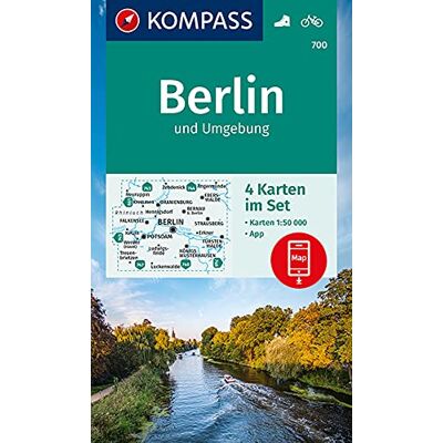 KOMPASS-Karten GmbH - KOMPASS Wanderkarte Berlin und Umgebung: 4 Wanderkarten 1:50000 im Set inklusive Karte zur offline Verwendung in der KOMPASS-App. Fahrradfahren. (KOMPASS-Wanderkarten, Band 700) - Preis vom 18.06.2026 05:44:55 h KOMPASS-Karten GmbH - KOMPASS Wanderkarte Berlin und Umgebung: 4 Wanderkarten 1:50000 im Set inklusive Karte zur offline Verwendung in der KOMPASS-App. Fahrradfahren. (KOMPASS-Wanderkarten, Band 700) - Preis vom 18.06.2026 05:44:55 h