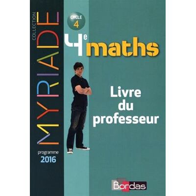 Marc Maths 4e Myriade : Livre du professeur - Preis vom 25.06.2026 23:23:36 h Marc Maths 4e Myriade : Livre du professeur - Preis vom 25.06.2026 23:23:36 h