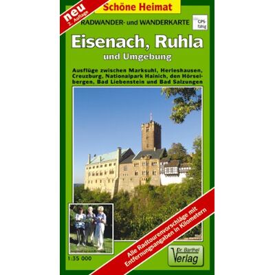 Eisenach, Ruhla und Umgebung 1 : 35 000. Radwander-und Wanderkarte: Ausflüge zwischen Marksuhl, Herleshausen, Creuzburg, Nationalpark Hainich, den Hörselbergen, Bad Liebenstein und Bad Salzungen - Preis vom 19.06.2026 05:29:47 h Eisenach, Ruhla und Umgebung 1 : 35 000. Radwander-und Wanderkarte: Ausflüge zwischen Marksuhl, Herleshausen, Creuzburg, Nationalpark Hainich, den Hörselbergen, Bad Liebenstein und Bad Salzungen - Preis vom 19.06.2026 05:29:47 h