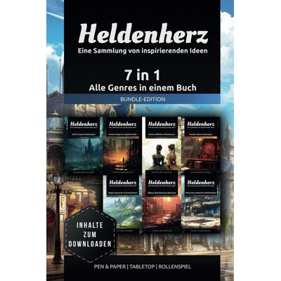 Marü ThePandorrah - Heldenherz - Sieben Genres in einem Buch: Story-Hooks und Abenteuer Prompts für Rollenspiele und Geschichten (Pen & Paper Tabletop Rollenspiel) - Preis vom 23.06.2026 11:45:09 h Marü ThePandorrah - Heldenherz - Sieben Genres in einem Buch: Story-Hooks und Abenteuer Prompts für Rollenspiele und Geschichten (Pen & Paper Tabletop Rollenspiel) - Preis vom 23.06.2026 11:45:09 h