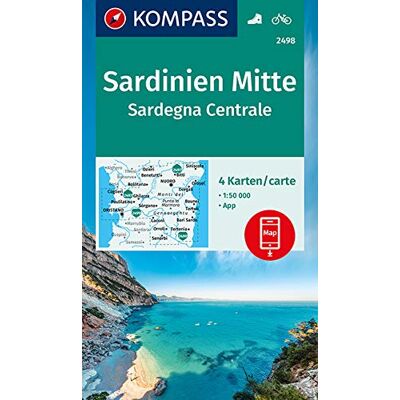 KOMPASS-Karten GmbH - KOMPASS Wanderkarte Sardinien Mitte, Sardegna Centrale: 4 Wanderkarten 1:50000 im Set inklusive Karte zur offline Verwendung in der KOMPASS-App. Fahrradfahren. (KOMPASS-Wanderkarten, Band 2498) - Preis vom 17.06.2026 05:34:31 h KOMPASS-Karten GmbH - KOMPASS Wanderkarte Sardinien Mitte, Sardegna Centrale: 4 Wanderkarten 1:50000 im Set inklusive Karte zur offline Verwendung in der KOMPASS-App. Fahrradfahren. (KOMPASS-Wanderkarten, Band 2498) - Preis vom 17.06.2026 05:34:31 h