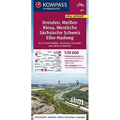 KOMPASS-Karten GmbH - KOMPASS Fahrradkarte Dresden, Meißen, Westliche Sächsische Schweiz 3371: Fahrradkarte. GPS-genau. 1:70000 (KOMPASS-Fahrradkarten Deutschland, Band 3371) - Preis vom 19.06.2026 05:29:47 h KOMPASS-Karten GmbH - KOMPASS Fahrradkarte Dresden, Meißen, Westliche Sächsische Schweiz 3371: Fahrradkarte. GPS-genau. 1:70000 (KOMPASS-Fahrradkarten Deutschland, Band 3371) - Preis vom 19.06.2026 05:29:47 h