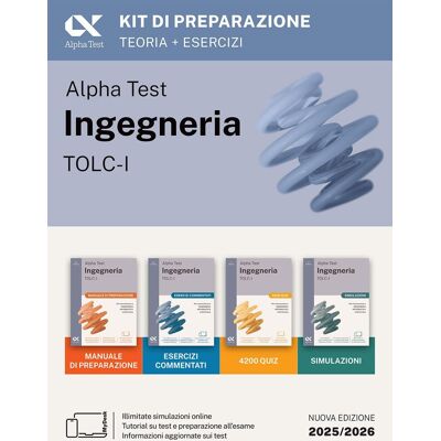 Alpha Test. Ingegneria. TOLC-I. Kit di preparazione. Per l’ammissione a Ingegneria, Informatica e Statistica. Ediz. MyDesk. Con Contenuto digitale per download e accesso online (TestUniversitari) - Preis vom 22.06.2026 23:23:57 h Alpha Test. Ingegneria. TOLC-I. Kit di preparazione. Per l’ammissione a Ingegneria, Informatica e Statistica. Ediz. MyDesk. Con Contenuto digitale per download e accesso online (TestUniversitari) - Preis vom 22.06.2026 23:23:57 h