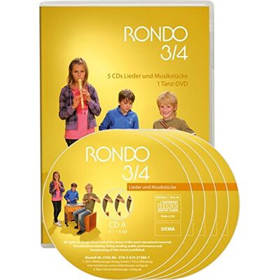 Rondo. Musiklehrgang für die Grundschule - Neubearbeitung / RONDO 3/4 - Lieder und Musikstücke - Neuausgabe: 5 Audio-CDs, 1 DVD mit Tänzen - Preis vom 16.06.2026 05:30:18 h Rondo. Musiklehrgang für die Grundschule - Neubearbeitung / RONDO 3/4 - Lieder und Musikstücke - Neuausgabe: 5 Audio-CDs, 1 DVD mit Tänzen - Preis vom 16.06.2026 05:30:18 h