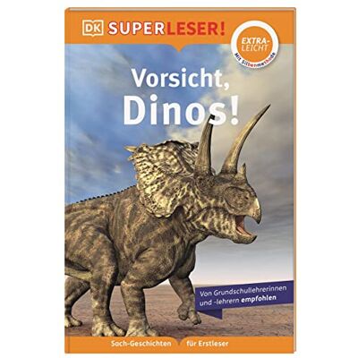 SUPERLESER! Vorsicht, Dinos!: Sach-Geschichten für Erstleser, Lesestufe extraleicht - Preis vom 26.06.2026 19:40:26 h SUPERLESER! Vorsicht, Dinos!: Sach-Geschichten für Erstleser, Lesestufe extraleicht - Preis vom 26.06.2026 19:40:26 h