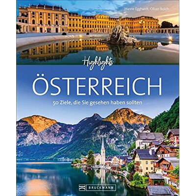 MAG Bildband 50 Highlights: Highlights Österreich. 50 Ziele, die Sie gesehen haben sollten. Mit Sehenswürdigkeiten von Wien bis zum Wörthersee. Mit Routenvorschlägen und Infos zu Gastronomie und Hotels - Preis vom 25.06.2026 07:42:02 h MAG Bildband 50 Highlights: Highlights Österreich. 50 Ziele, die Sie gesehen haben sollten. Mit Sehenswürdigkeiten von Wien bis zum Wörthersee. Mit Routenvorschlägen und Infos zu Gastronomie und Hotels - Preis vom 25.06.2026 07:42:02 h