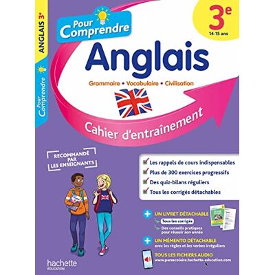 Gerber Pour comprendre, anglais 3e, 14-15 ans : grammaire, vocabulaire, civilisation : cahier d'entraînement - Preis vom 21.06.2026 05:42:24 h Gerber Pour comprendre, anglais 3e, 14-15 ans : grammaire, vocabulaire, civilisation : cahier d'entraînement - Preis vom 21.06.2026 05:42:24 h