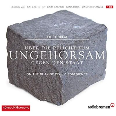 Thoreau, Henry David - Über die Pflicht zum Ungehorsam gegen den Staat: On the Duty of Civil Disobedience: 1 CD - Preis vom 16.06.2026 05:30:18 h Thoreau, Henry David - Über die Pflicht zum Ungehorsam gegen den Staat: On the Duty of Civil Disobedience: 1 CD - Preis vom 16.06.2026 05:30:18 h