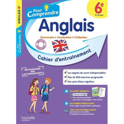 Gerber Pour comprendre, anglais 6e, 11-12 ans : cahier d'entraînement - Preis vom 22.06.2026 11:45:37 h Gerber Pour comprendre, anglais 6e, 11-12 ans : cahier d'entraînement - Preis vom 22.06.2026 11:45:37 h