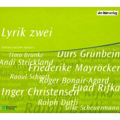 Timo Brunke - Lyrik Zwei, 4 Audio-CDs - Preis vom 20.06.2026 05:23:55 h Timo Brunke - Lyrik Zwei, 4 Audio-CDs - Preis vom 20.06.2026 05:23:55 h