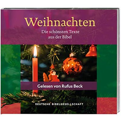 Martin Luther - Weihnachten. Die schönsten Texte aus der Bibel. Gelesen von Rufus Beck: Lutherübersetzung: Lutherbersetzung - Preis vom 22.06.2026 11:45:37 h Martin Luther - Weihnachten. Die schönsten Texte aus der Bibel. Gelesen von Rufus Beck: Lutherübersetzung: Lutherbersetzung - Preis vom 22.06.2026 11:45:37 h