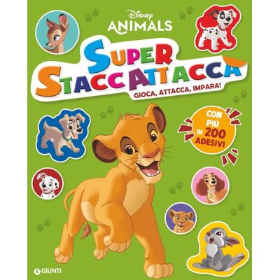 Disney Animals. Super staccattacca. Gioca, attacca, impara con più di 200 adesivi. Ediz. a colori - Preis vom 21.06.2026 05:42:24 h Disney Animals. Super staccattacca. Gioca, attacca, impara con più di 200 adesivi. Ediz. a colori - Preis vom 21.06.2026 05:42:24 h