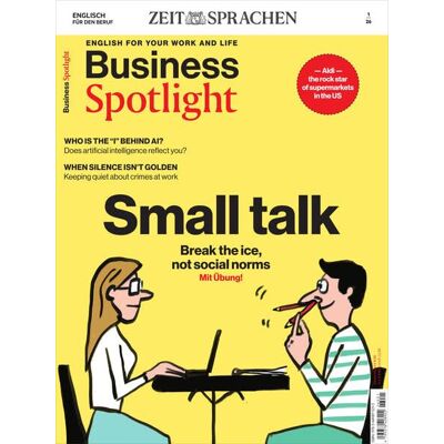 Business Spotlight Magazin 1/26: Small talk. Break the ice, not social norms. - Preis vom 22.09.2026 03:35:57 h Business Spotlight Magazin 1/26: Small talk. Break the ice, not social norms. - Preis vom 22.09.2026 03:35:57 h