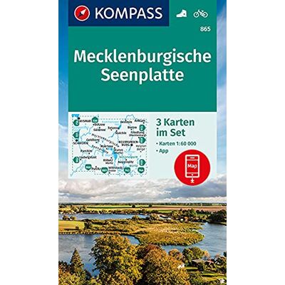 KOMPASS-Karten GmbH - KOMPASS Wanderkarte Mecklenburgische Seenplatte: 3 Wanderkarten 1:60000 im Set inklusive Karte zur offline Verwendung in der KOMPASS-App. Fahrradfahren. (KOMPASS-Wanderkarten, Band 865) - Preis vom 17.06.2026 05:34:31 h KOMPASS-Karten GmbH - KOMPASS Wanderkarte Mecklenburgische Seenplatte: 3 Wanderkarten 1:60000 im Set inklusive Karte zur offline Verwendung in der KOMPASS-App. Fahrradfahren. (KOMPASS-Wanderkarten, Band 865) - Preis vom 17.06.2026 05:34:31 h