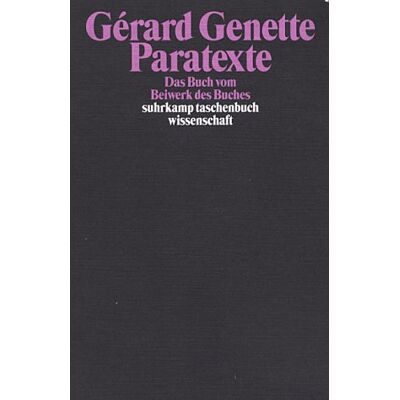 Gérard Genette - Paratexte: Das Buch vom Beiwerk des Buches (suhrkamp taschenbuch wissenschaft) - Preis vom 26.06.2026 19:40:26 h Gérard Genette - Paratexte: Das Buch vom Beiwerk des Buches (suhrkamp taschenbuch wissenschaft) - Preis vom 26.06.2026 19:40:26 h