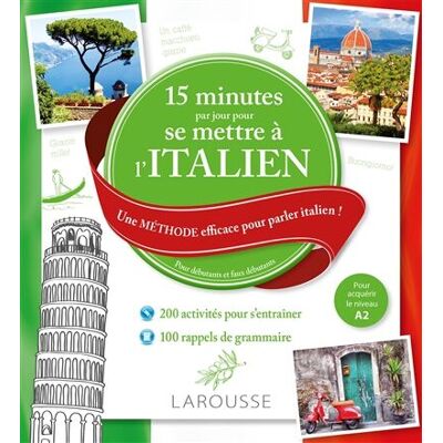 Luigia Pattano - 15 minutes par jour pour se mettre à l'italien : une méthode efficace pour parler italien ! : pour débutants et faux débutants, pour acquérir le niveau A2 - Preis vom 19.06.2026 05:29:47 h Luigia Pattano - 15 minutes par jour pour se mettre à l'italien : une méthode efficace pour parler italien ! : pour débutants et faux débutants, pour acquérir le niveau A2 - Preis vom 19.06.2026 05:29:47 h