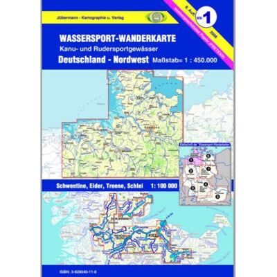 Erhard Jübermann - Jübermann Wassersport-Wanderkarten, Bl.1, Deutschland-Nordwest - Preis vom 16.06.2026 05:30:18 h Erhard Jübermann - Jübermann Wassersport-Wanderkarten, Bl.1, Deutschland-Nordwest - Preis vom 16.06.2026 05:30:18 h