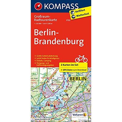 KOMPASS-Karten GmbH - Berlin-Brandenburg: Großraum-Radtourenkarte 1:125000, GPX-Daten zum Download (KOMPASS-Großraum-Radtourenkarte, Band 3703) - Preis vom 18.06.2026 05:44:55 h KOMPASS-Karten GmbH - Berlin-Brandenburg: Großraum-Radtourenkarte 1:125000, GPX-Daten zum Download (KOMPASS-Großraum-Radtourenkarte, Band 3703) - Preis vom 18.06.2026 05:44:55 h