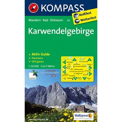 Karwendelgebirge: Wanderkarte mit Aktiv Guide, Panorama, Radwegen und Skitouren GPS-genau. 1:50000 - Preis vom 21.06.2026 05:42:24 h Karwendelgebirge: Wanderkarte mit Aktiv Guide, Panorama, Radwegen und Skitouren GPS-genau. 1:50000 - Preis vom 21.06.2026 05:42:24 h