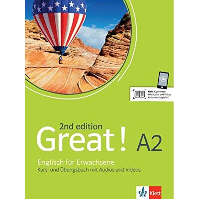 Great! A2, 2nd edition: Englisch für Erwachsene. Kurs- und Übungsbuch mit Audios und Videos (Great! 2nd edition: Englisch für Erwachsene) - Preis vom 22.06.2026 11:45:37 h Great! A2, 2nd edition: Englisch für Erwachsene. Kurs- und Übungsbuch mit Audios und Videos (Great! 2nd edition: Englisch für Erwachsene) - Preis vom 22.06.2026 11:45:37 h