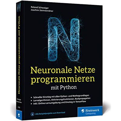 Roland Neuronale Netze programmieren mit Python: Schritt für Schritt eigene neuronale Netze programmieren. Inkl. Lernumgebung und Einstieg in TensorFlow - Preis vom 17.06.2026 05:34:31 h Roland Neuronale Netze programmieren mit Python: Schritt für Schritt eigene neuronale Netze programmieren. Inkl. Lernumgebung und Einstieg in TensorFlow - Preis vom 17.06.2026 05:34:31 h