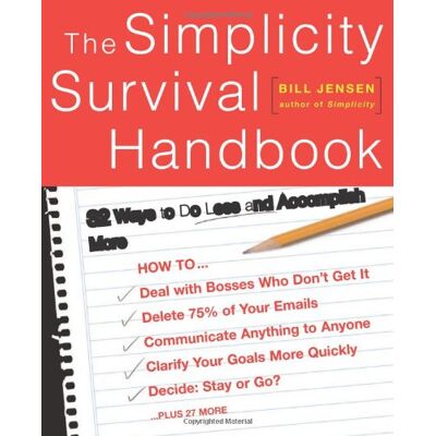 Jensen The Simplicity Survival Handbook: 32 Ways To Do Less And Accomplish More - Preis vom 07.08.2026 11:47:26 h Jensen The Simplicity Survival Handbook: 32 Ways To Do Less And Accomplish More - Preis vom 07.08.2026 11:47:26 h