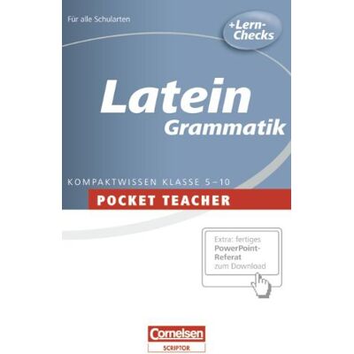 Roland Pocket Teacher - Sekundarstufe I: Latein: Grammatik - Preis vom 17.06.2026 05:34:31 h Roland Pocket Teacher - Sekundarstufe I: Latein: Grammatik - Preis vom 17.06.2026 05:34:31 h