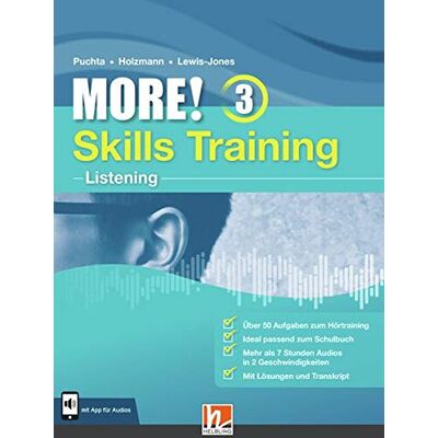 MORE! 3 Skills Training - Listening: mit App für Audios (Helbling Languages) - Preis vom 20.06.2026 05:23:55 h MORE! 3 Skills Training - Listening: mit App für Audios (Helbling Languages) - Preis vom 20.06.2026 05:23:55 h