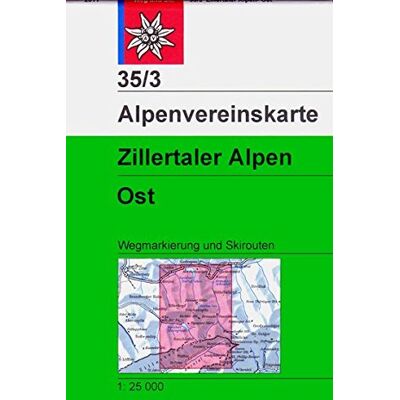 Deutscher Alpenverein e.V. - Zillertaler Alpen - Ost: Wegmarkierung und Skirouten - Topographische Karte 1:25.000 (Alpenvereinskarten) - Preis vom 19.06.2026 05:29:47 h Deutscher Alpenverein e.V. - Zillertaler Alpen - Ost: Wegmarkierung und Skirouten - Topographische Karte 1:25.000 (Alpenvereinskarten) - Preis vom 19.06.2026 05:29:47 h