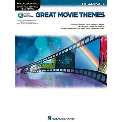 Hal Leonard - Great Movie Themes -For Clarinet- (Book & Online Audio): Play-Along, Sammelband, Download (Audio) für Klarinette (Hal Leonard Instrumental Play Along) - Preis vom 22.09.2026 03:35:57 h Hal Leonard - Great Movie Themes -For Clarinet- (Book & Online Audio): Play-Along, Sammelband, Download (Audio) für Klarinette (Hal Leonard Instrumental Play Along) - Preis vom 22.09.2026 03:35:57 h
