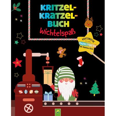 Kritzel-Kratzel-Buch Wichtelspaß: Mit 17 winterlichen Kratzmotiven. Mit praktischem Bambus-Stick. Für Kinder ab 3 Jahren. - Preis vom 20.06.2026 05:23:55 h Kritzel-Kratzel-Buch Wichtelspaß: Mit 17 winterlichen Kratzmotiven. Mit praktischem Bambus-Stick. Für Kinder ab 3 Jahren. - Preis vom 20.06.2026 05:23:55 h