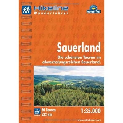 Esterbauer Verlag - Hikeline Wanderführer Sauerland. Die schönsten Touren im abwechslungsreichen Sauerland. 1:35.000, 532 km, wasserfest, GPS-Tracks zum Download - Preis vom 17.06.2026 05:34:31 h Esterbauer Verlag - Hikeline Wanderführer Sauerland. Die schönsten Touren im abwechslungsreichen Sauerland. 1:35.000, 532 km, wasserfest, GPS-Tracks zum Download - Preis vom 17.06.2026 05:34:31 h
