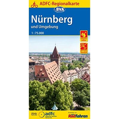 Allgemeiner Deutscher Fahrrad-Club e.V. (ADFC) - ADFC Regionalkarte Nürnberg und Umgebung mit Tagestouren-Vorschlägen, 1:75.000, reiß- und wetterfest, GPS-Tracks Download (ADFC-Regionalkarte 1:75000) - Preis vom 19.06.2026 05:29:47 h Allgemeiner Deutscher Fahrrad-Club e.V. (ADFC) - ADFC Regionalkarte Nürnberg und Umgebung mit Tagestouren-Vorschlägen, 1:75.000, reiß- und wetterfest, GPS-Tracks Download (ADFC-Regionalkarte 1:75000) - Preis vom 19.06.2026 05:29:47 h
