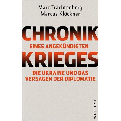 Marc Chronik eines angekündigten Krieges: Die Ukraine und das Versagen der Diplomatie - Preis vom 07.08.2026 11:47:26 h Marc Chronik eines angekündigten Krieges: Die Ukraine und das Versagen der Diplomatie - Preis vom 07.08.2026 11:47:26 h