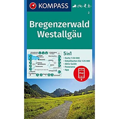 KOMPASS-Karten GmbH - Bregenzerwald, Westallgäu: 5in1 Wanderkarte 1:50000 mit Aktiv Guide, Detailkarten und Panorama inklusive Karte zur offline Verwendung in der ... Langlaufen. (KOMPASS-Wanderkarten, Band 2) - Preis vom 17.06.2026 05:34:31 h KOMPASS-Karten GmbH - Bregenzerwald, Westallgäu: 5in1 Wanderkarte 1:50000 mit Aktiv Guide, Detailkarten und Panorama inklusive Karte zur offline Verwendung in der ... Langlaufen. (KOMPASS-Wanderkarten, Band 2) - Preis vom 17.06.2026 05:34:31 h