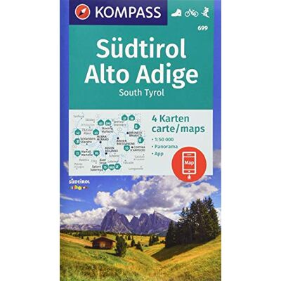 KOMPASS-Karten GmbH - Südtirol, Alto Adige, South Tyrol: 3 Wanderkarten 1:50000 mit 1 Panorama im Set inklusive Karte zur offline Verwendung in der KOMPASS-App. Fahrradfahren. Skitouren. (KOMPASS-Wanderkarten, Band 699) - Preis vom 19.06.2026 05:29:47 h KOMPASS-Karten GmbH - Südtirol, Alto Adige, South Tyrol: 3 Wanderkarten 1:50000 mit 1 Panorama im Set inklusive Karte zur offline Verwendung in der KOMPASS-App. Fahrradfahren. Skitouren. (KOMPASS-Wanderkarten, Band 699) - Preis vom 19.06.2026 05:29:47 h