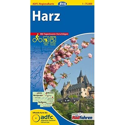 Allgemeiner Deutscher Fahrrad-Club e.V. (ADFC) - ADFC-Regionalkarte Harz mit Tagestouren-Vorschlägen, 1:75.000, reiß- und wetterfest, GPS-Tracks Download (ADFC-Regionalkarte 1:75000) - Preis vom 17.06.2026 05:34:31 h Allgemeiner Deutscher Fahrrad-Club e.V. (ADFC) - ADFC-Regionalkarte Harz mit Tagestouren-Vorschlägen, 1:75.000, reiß- und wetterfest, GPS-Tracks Download (ADFC-Regionalkarte 1:75000) - Preis vom 17.06.2026 05:34:31 h