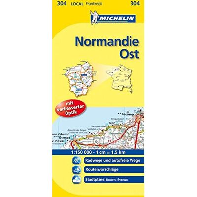 Michelin - Michelin Normandie Ost: Straßen- und Tourismuskarte - Preis vom 22.09.2026 03:35:57 h Michelin - Michelin Normandie Ost: Straßen- und Tourismuskarte - Preis vom 22.09.2026 03:35:57 h