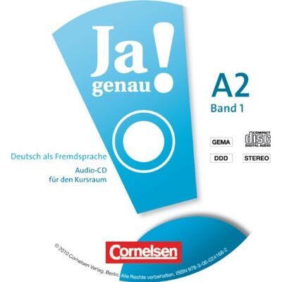 Andrea Finster - A2: Band 1 - Audio-CD (Ja Genau!) - Preis vom 22.06.2026 11:45:37 h Andrea Finster - A2: Band 1 - Audio-CD (Ja Genau!) - Preis vom 22.06.2026 11:45:37 h