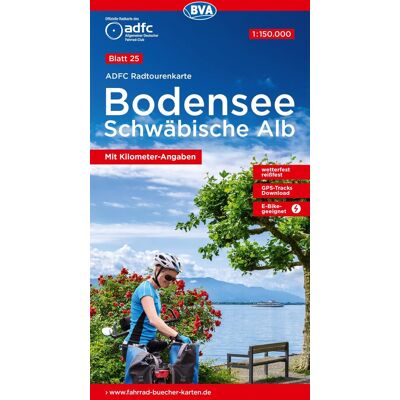 ADFC-Radtourenkarte 25 Bodensee Schwäbische Alb 1:150.000, reiß- und wetterfest, E-Bike geeignet, GPS-Tracks Download, mit Kilometer-Angaben (ADFC Radtourenkarte 1:75 000) - Preis vom 18.06.2026 05:44:55 h ADFC-Radtourenkarte 25 Bodensee Schwäbische Alb 1:150.000, reiß- und wetterfest, E-Bike geeignet, GPS-Tracks Download, mit Kilometer-Angaben (ADFC Radtourenkarte 1:75 000) - Preis vom 18.06.2026 05:44:55 h