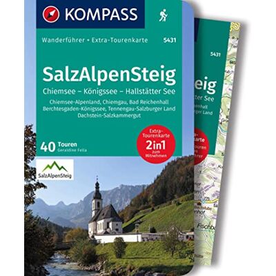 Geraldine Fella - KOMPASS Wanderführer 5431 SalzAlpenSteig, Chiemsee, Königssee, Hallstätter See, 40 Touren: mit Extra-Tourenkarte Maßstab, GPX-Daten zum Download - Preis vom 22.06.2026 23:23:57 h Geraldine Fella - KOMPASS Wanderführer 5431 SalzAlpenSteig, Chiemsee, Königssee, Hallstätter See, 40 Touren: mit Extra-Tourenkarte Maßstab, GPX-Daten zum Download - Preis vom 22.06.2026 23:23:57 h