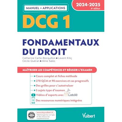 Catherine Carte-Bocquillon - DCG 1, fondamentaux du droit : manuel + applications : 2024-2025 - Preis vom 17.06.2026 05:34:31 h Catherine Carte-Bocquillon - DCG 1, fondamentaux du droit : manuel + applications : 2024-2025 - Preis vom 17.06.2026 05:34:31 h