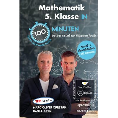 Marc Mathematik 5. Klasse in 100 Minuten: Im Sprint mit Spaß zum Wesentlichen für alle (Opresnik Management Guides, Band 56) - Preis vom 20.06.2026 05:23:55 h Marc Mathematik 5. Klasse in 100 Minuten: Im Sprint mit Spaß zum Wesentlichen für alle (Opresnik Management Guides, Band 56) - Preis vom 20.06.2026 05:23:55 h