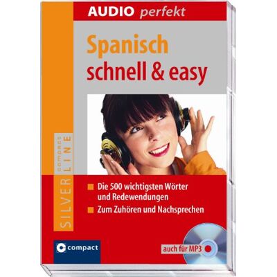 Paulina Palomino - Spanisch schnell & easy: Vokabeltrainer / Wortschatztrainer auf CD mit Begleitbuch. Die 500 wichtigsten Wörter und Redewendungen. Compact SilverLine: ... Redewendungen zum Zuhören und Nachsprechen - Preis vom 24.06.2026 07:42:13 h Paulina Palomino - Spanisch schnell & easy: Vokabeltrainer / Wortschatztrainer auf CD mit Begleitbuch. Die 500 wichtigsten Wörter und Redewendungen. Compact SilverLine: ... Redewendungen zum Zuhören und Nachsprechen - Preis vom 24.06.2026 07:42:13 h