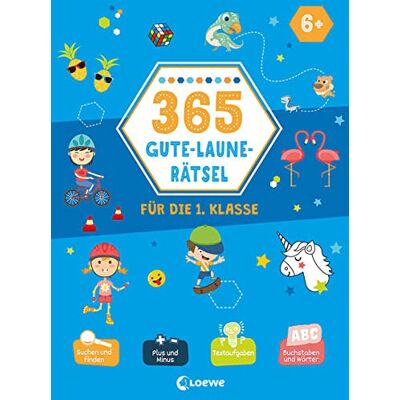 Loewe 365 Gute-Laune-Rätsel für die 1. Klasse: Mit guter Laune durch das erste Schuljahr - Rätselbuch für Kinder ab 6 Jahren - Preis vom 22.06.2026 23:23:57 h Loewe 365 Gute-Laune-Rätsel für die 1. Klasse: Mit guter Laune durch das erste Schuljahr - Rätselbuch für Kinder ab 6 Jahren - Preis vom 22.06.2026 23:23:57 h