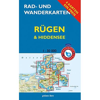 Rad- und Wanderkarten-Set: Rügen & Hiddensee: Mit den Karten: Wittow, Kap Arkona, Halbinsel Jasmund, Bergen, Putbus, Mönchgut, Granitz, bis ... 1:30.000. Wasser- und reißfeste Karten. - Preis vom 22.09.2026 03:35:57 h Rad- und Wanderkarten-Set: Rügen & Hiddensee: Mit den Karten: Wittow, Kap Arkona, Halbinsel Jasmund, Bergen, Putbus, Mönchgut, Granitz, bis ... 1:30.000. Wasser- und reißfeste Karten. - Preis vom 22.09.2026 03:35:57 h