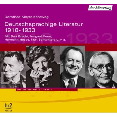 Dorothee Meyer-Kahrweg - Deutschsprachige Literatur 2. 1918-1933. 2 CDs: Feature - Preis vom 26.06.2026 19:40:26 h Dorothee Meyer-Kahrweg - Deutschsprachige Literatur 2. 1918-1933. 2 CDs: Feature - Preis vom 26.06.2026 19:40:26 h